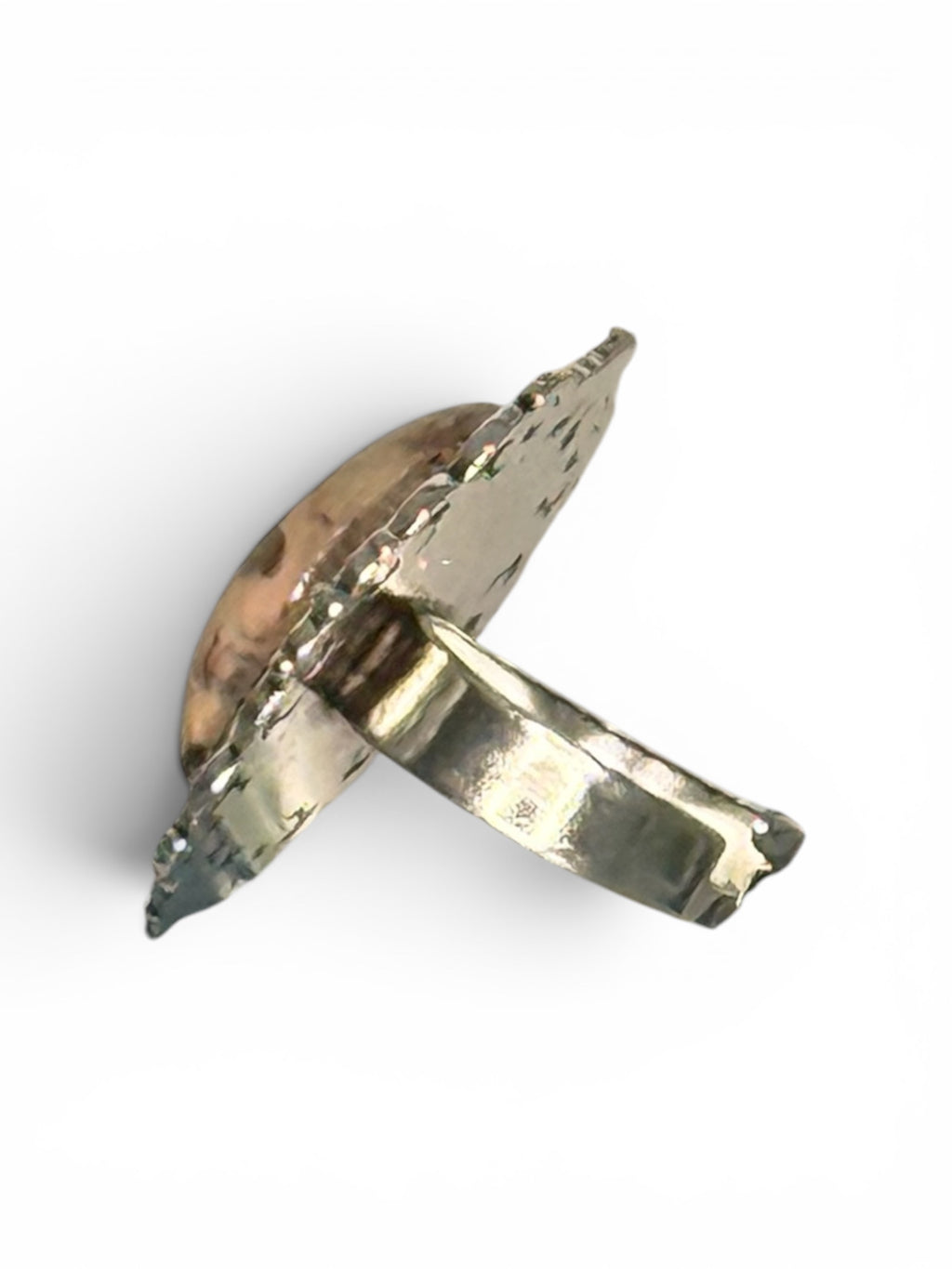 Mocha Marble Adjustable Ring