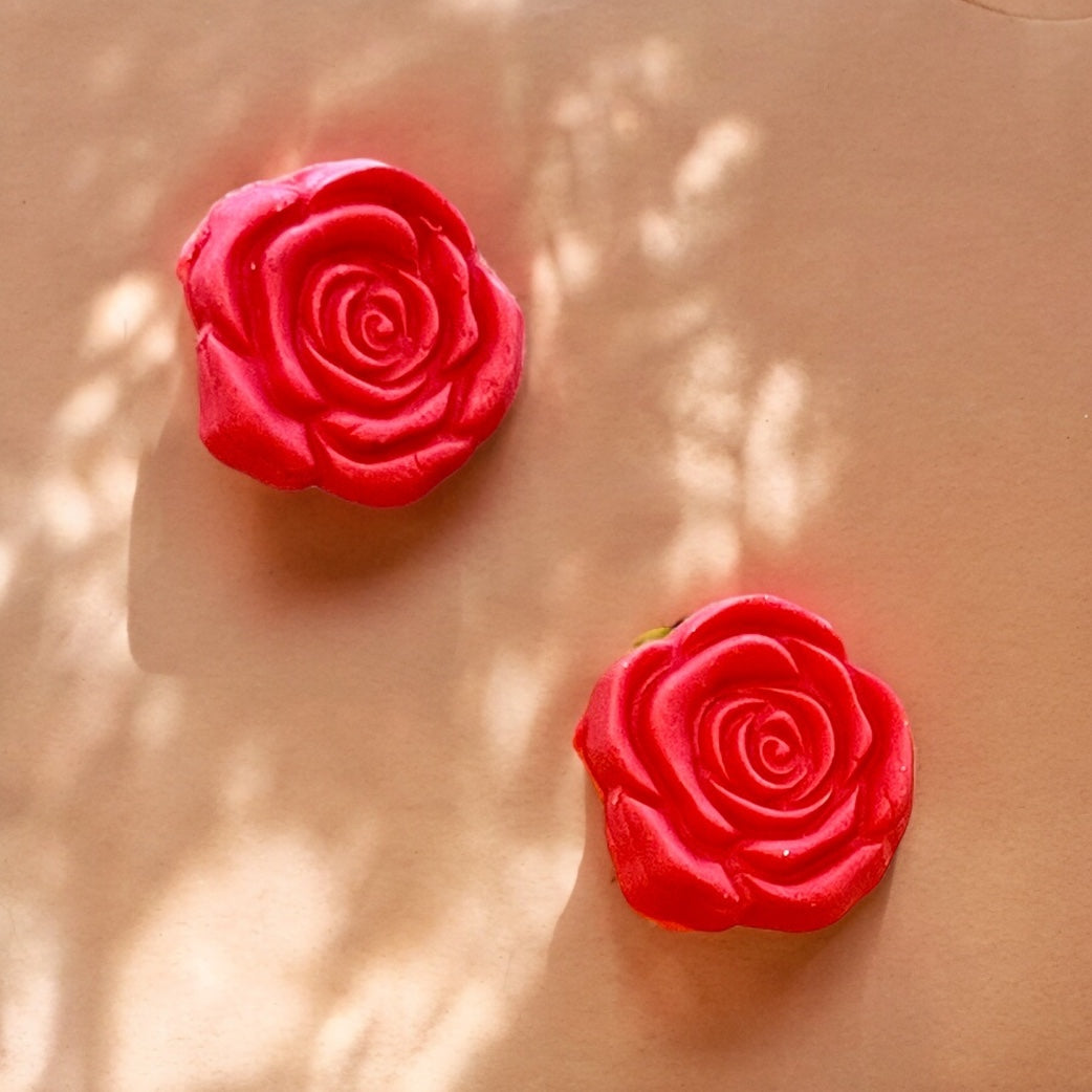 Rosy Rose Studs