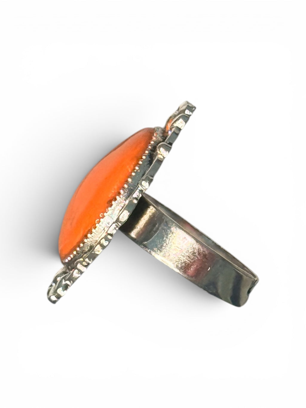 Tangerine Adjustable Ring