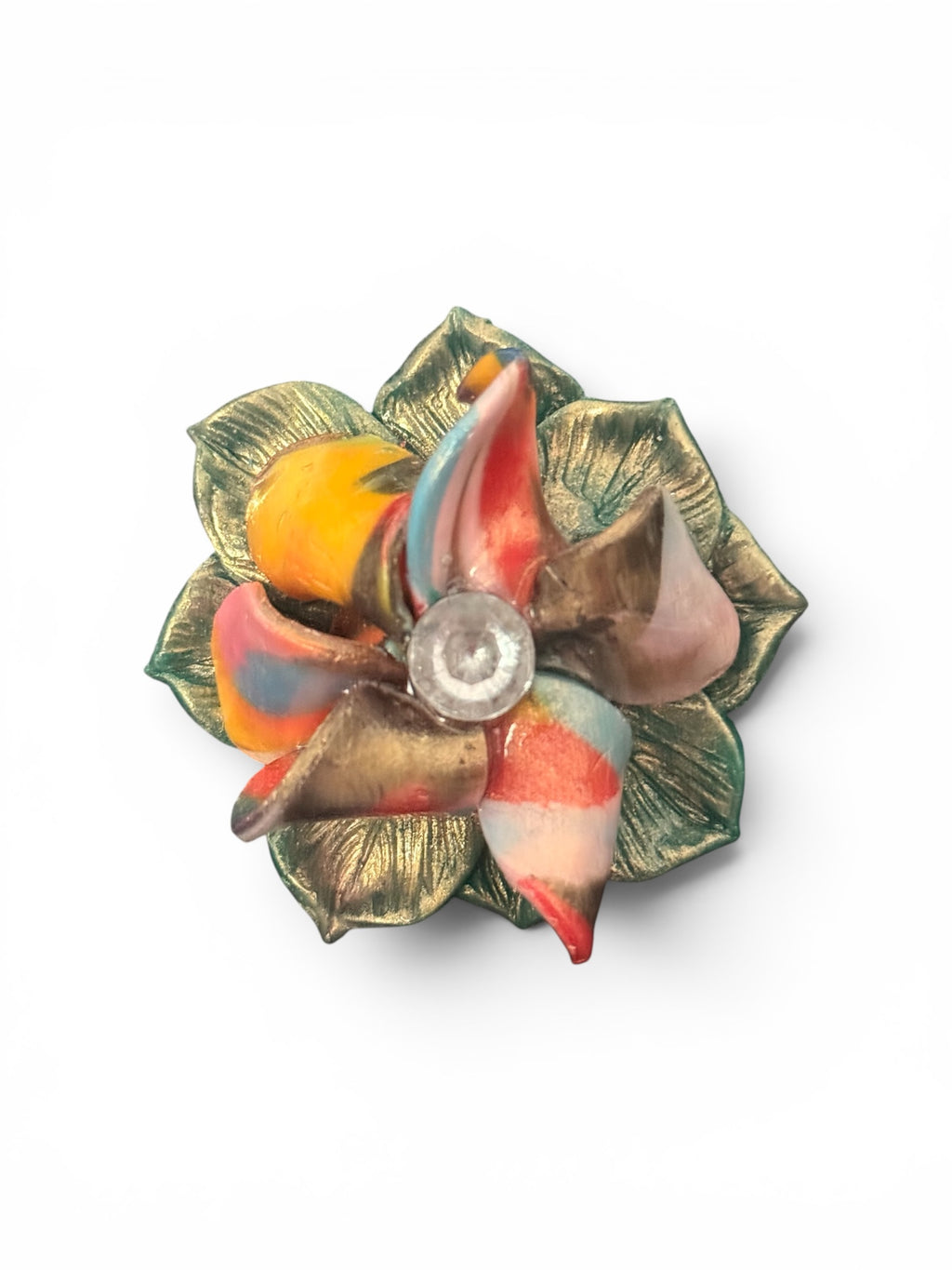 Bohemian Bloom Flower Brooch
