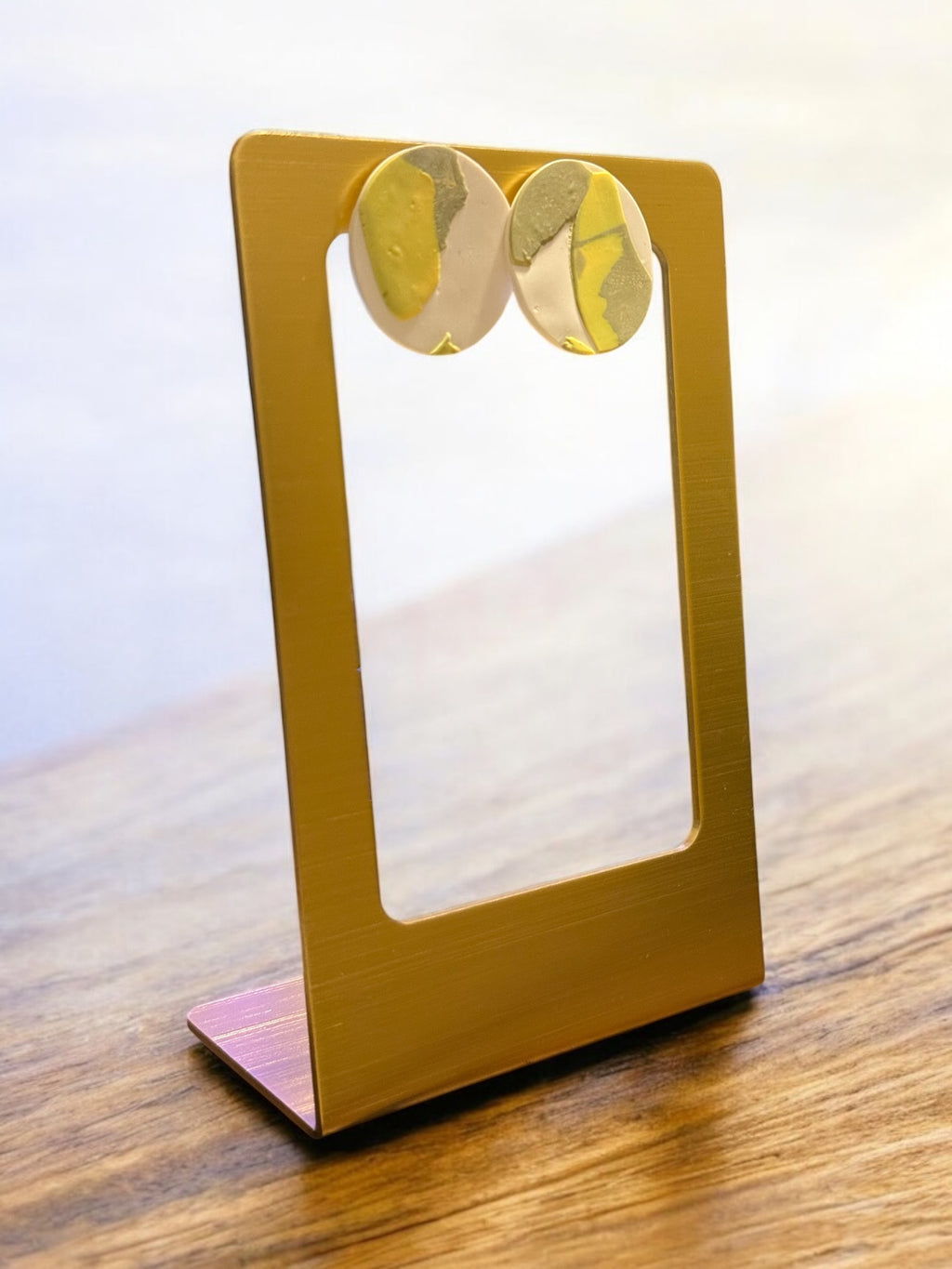 Gray Me Up In Yellow Studs