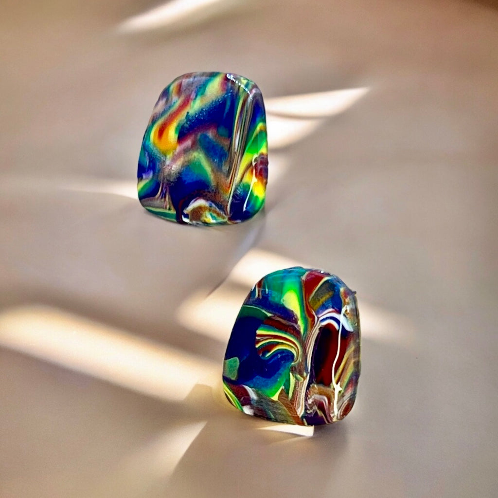 Round Up The Rainbow Studs