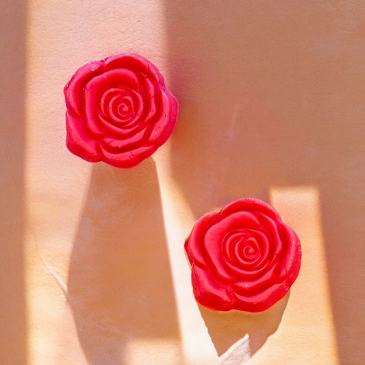 Rosy Rose Studs