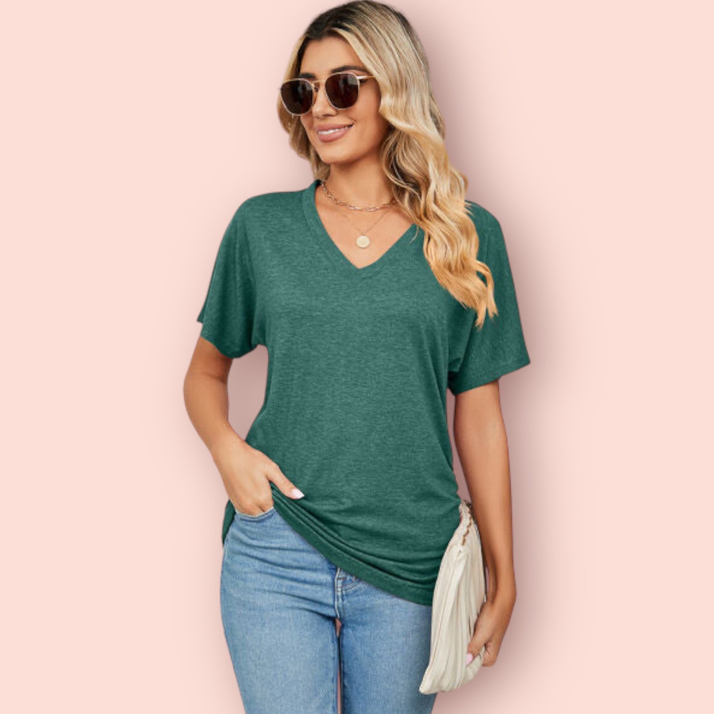 Made Just For You! V-Neck Short Sleeve T-Shirt