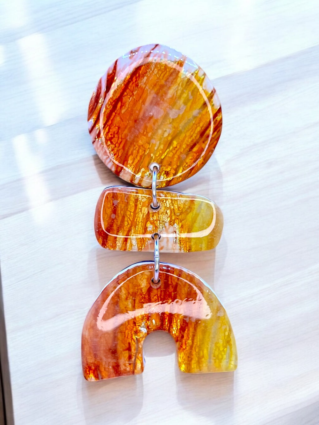 Lit My Fire Stone Earrings