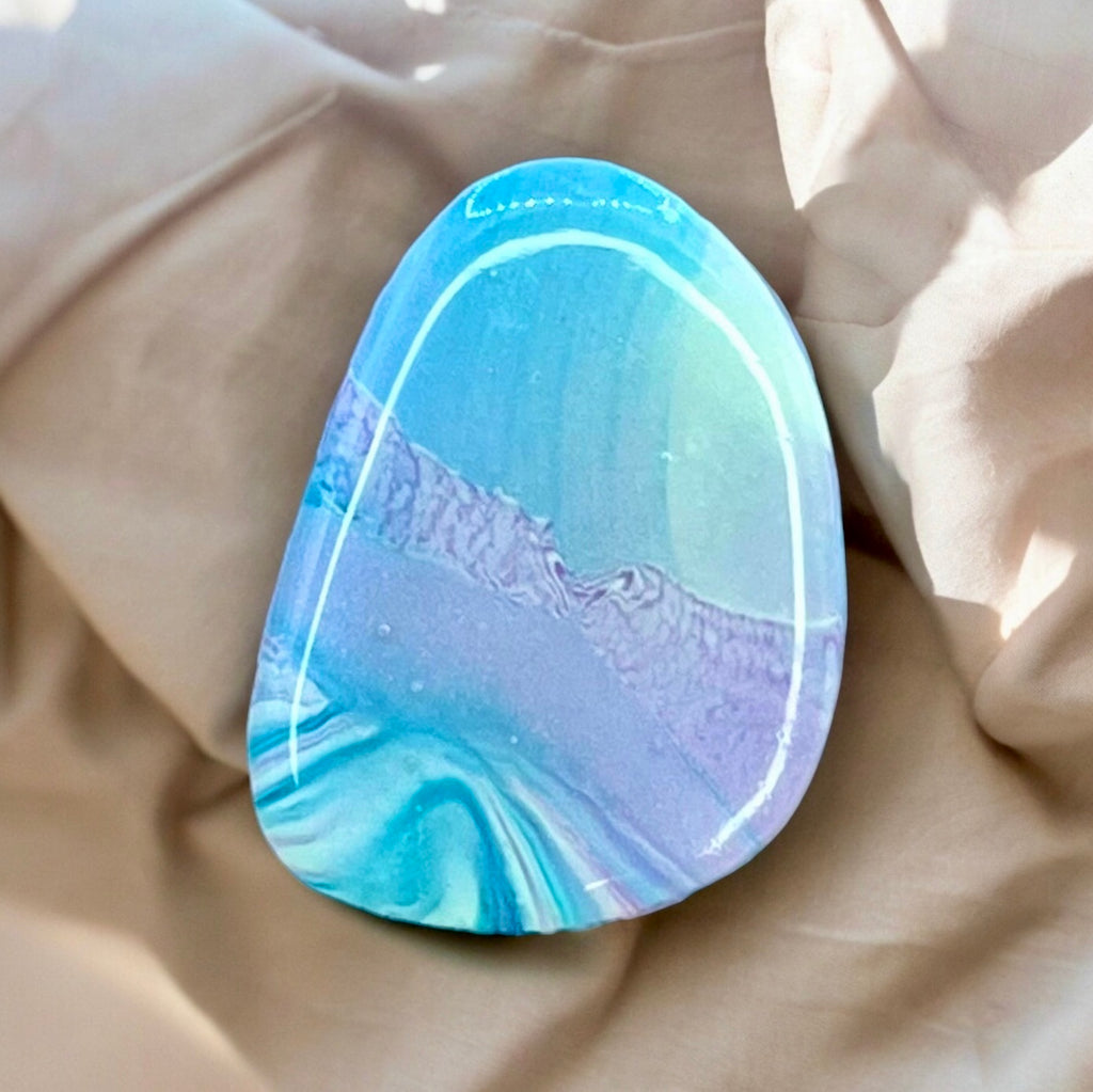 Marble Me Green Studs