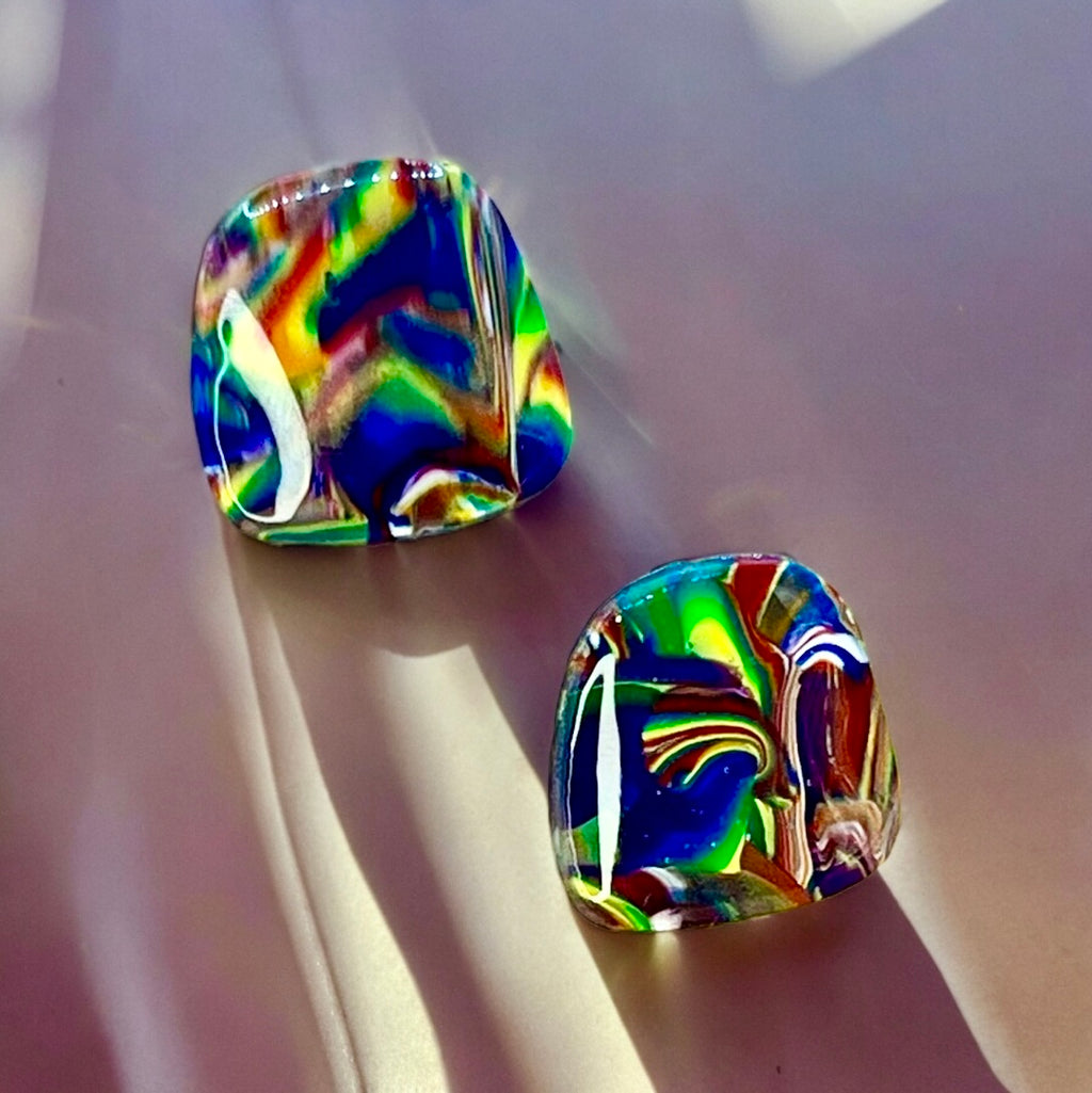 Round Up The Rainbow Studs