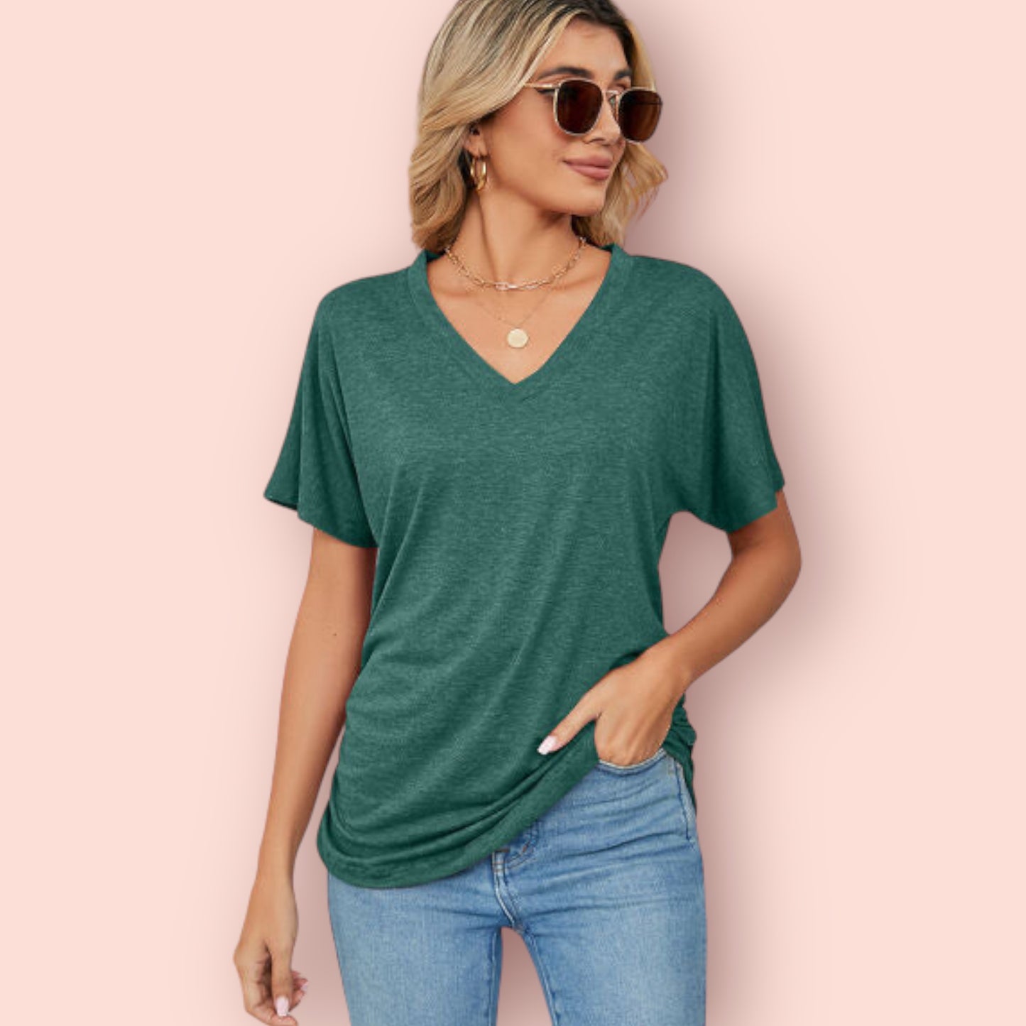 Made Just For You! V-Neck Short Sleeve T-Shirt