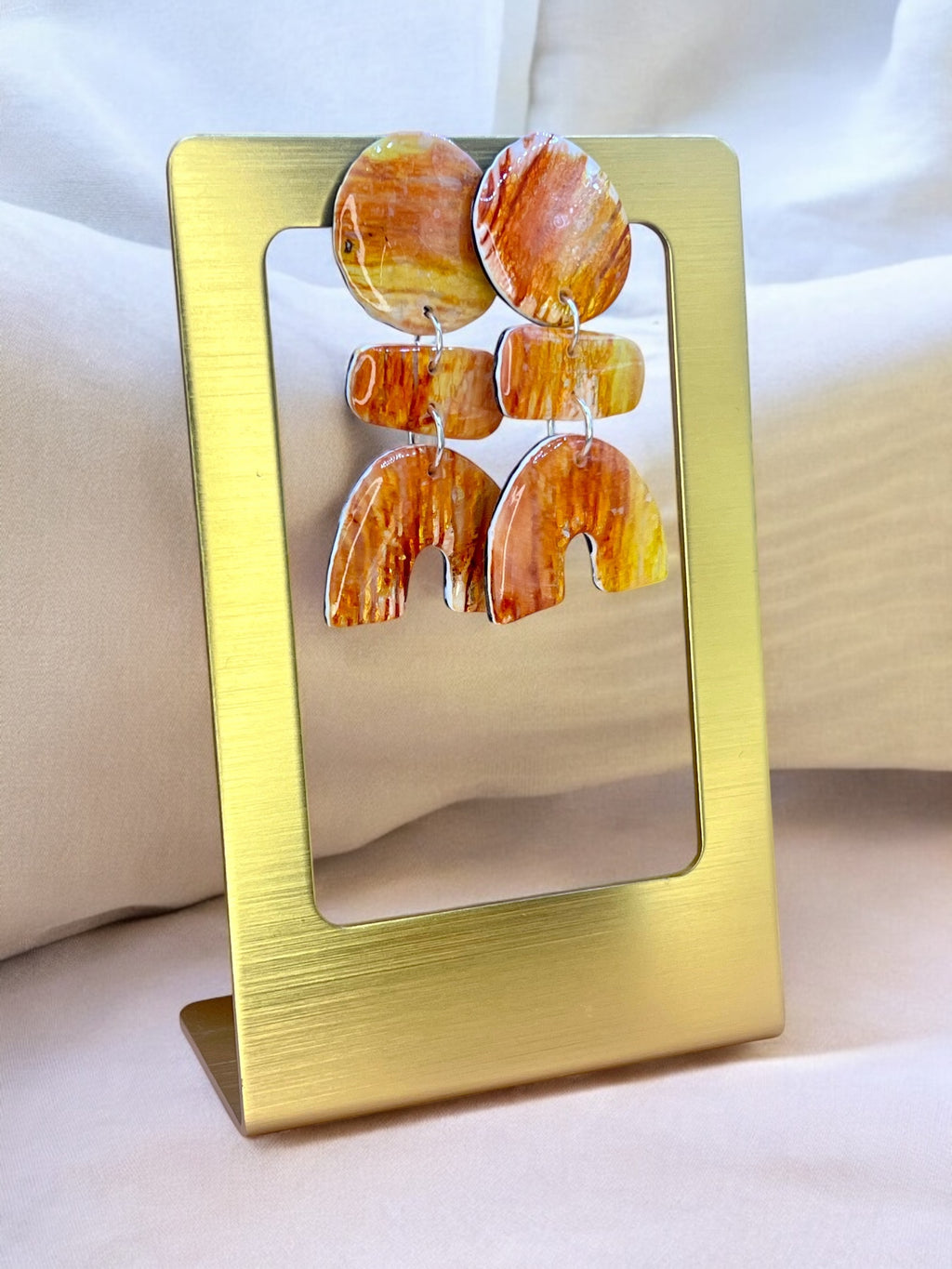 Lit My Fire Stone Earrings