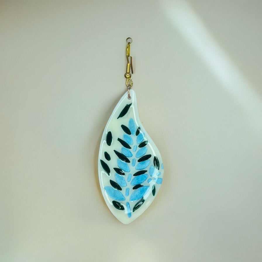 Blue Lupine Earrings