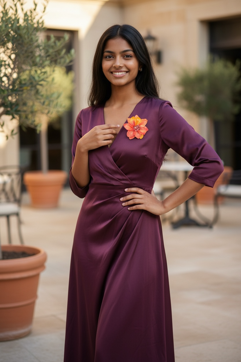 Sunset Luxor Bloom Brooch