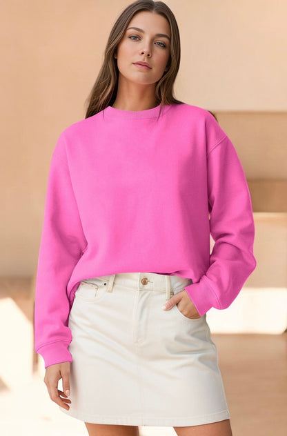 Made Just For You! Round Neck Long Sleeve Sweatshirt