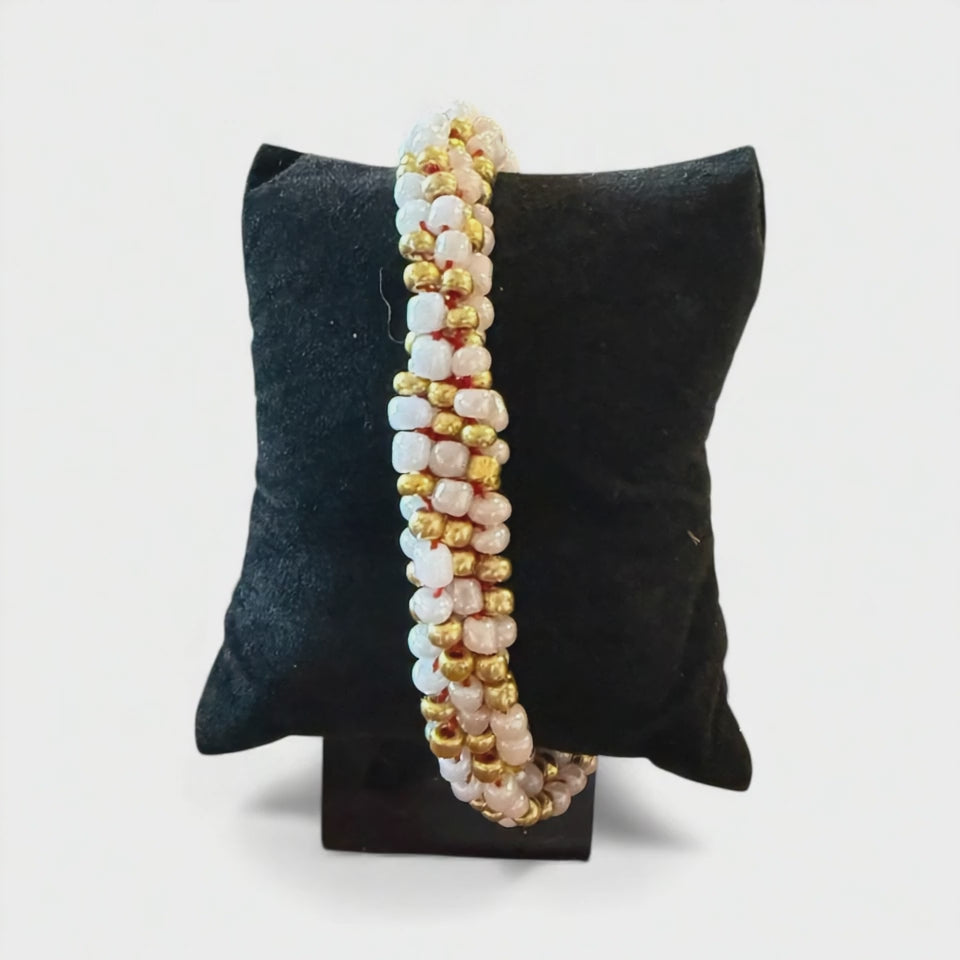 Pearly Gold Bracelet