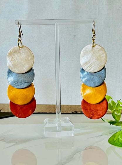 Bronze Clay Earrings