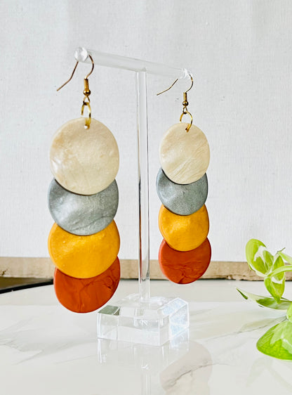 Bronze Clay Earrings